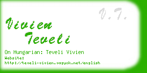 vivien teveli business card